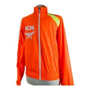 MCM Logo Print Bomber Jackets Size Small